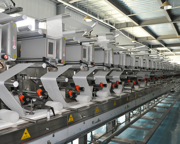 INTERFOLD BABY WIPES PRODUCTION LINE